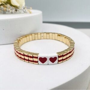 ROXANNE ASSOULIN MAD LOVE Hearts Bracelet